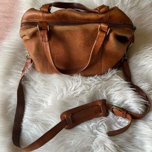 Madewell leather crossbody / shoulder / hand bag.